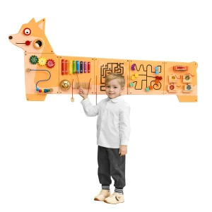 Montessori Puppy Sensory 12-in-1 Busy Board