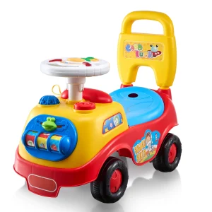 Sit-to-Stand Ride-On Music Car for Toddlers