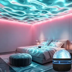 LED Galaxy Projector Lamp for Bedroom and Parties