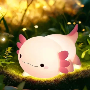Rechargeable Axolotl Silicone Bedside Night Lamp