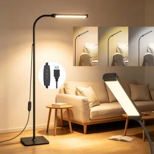 Dimmable LED Floor Lamp with 10 Brightness Levels